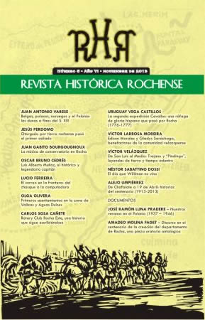 Tapa de la Revista Histórica Rochense Nº 6