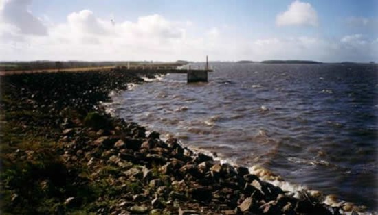 Vista actual de la Represa en su máxima capacidad de embalse