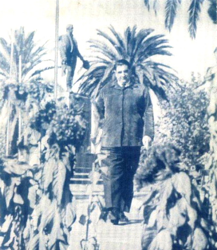 Rosalío Pereira enla PlazaArtigasde Rocha