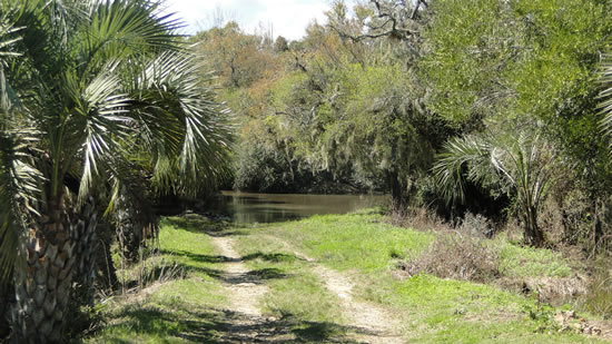 Lugar donde se ubicaba el lavadero público sobre el arroyo Chafalote