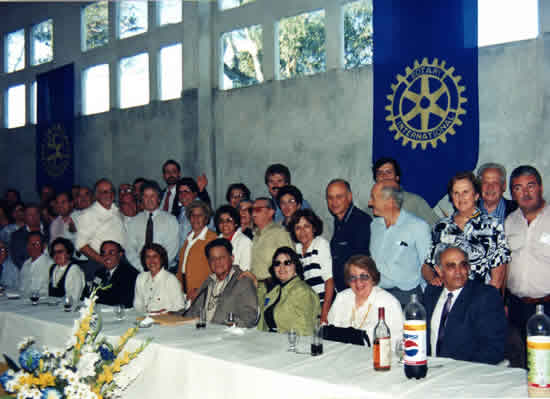 Reunión de camaradería de la Rueda de Rocha Este, con motivo de la Conferencia realizada en La Paloma, por el Gobernador Dr. Juan Pedro Falconi, en 1998