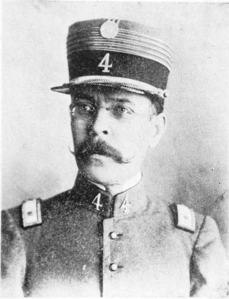 El Dr. Williman, Jefe del 4º de Guardias Nacionales en 1904