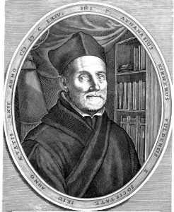 Científico y jesuita alemán Athanasius Kircher, inventor de la linterna mágica.