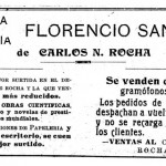 Librería y Papelería Florencio Sánchez de Rocha (1915)