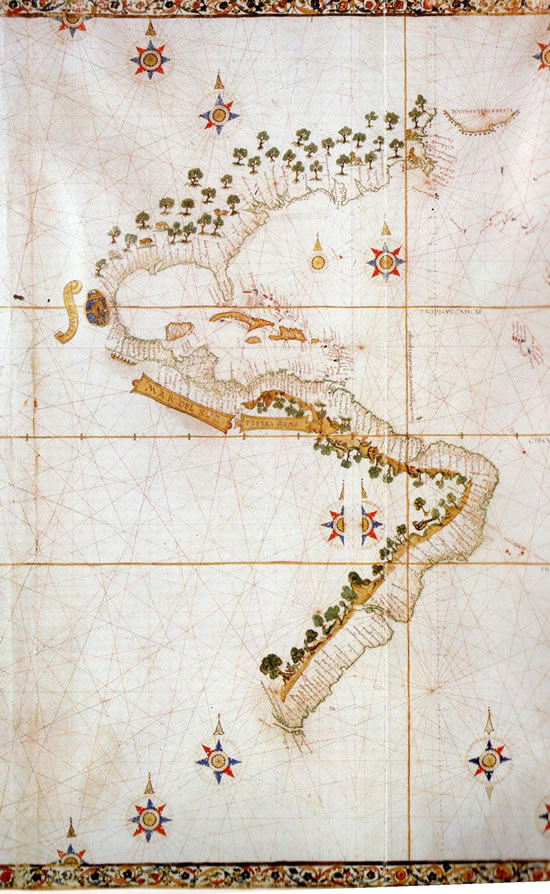 Mapa de Nuño de Toreno, 1525