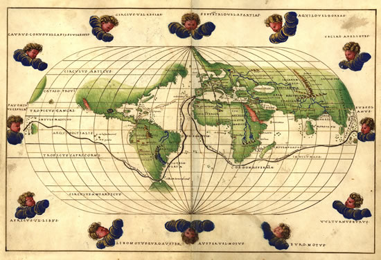 Mapa de Battista Agnese, 1539