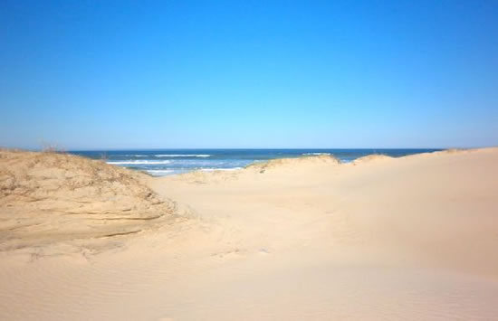 Las finas arenas de Punta del Diablo