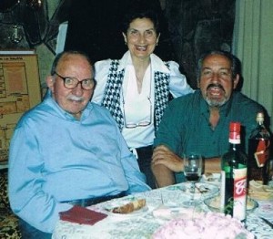 Carlos Sosa y sus hijos Sonia y “Pirulo”