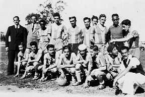 Carlos Sosa con la Selección de Rocha (1946)