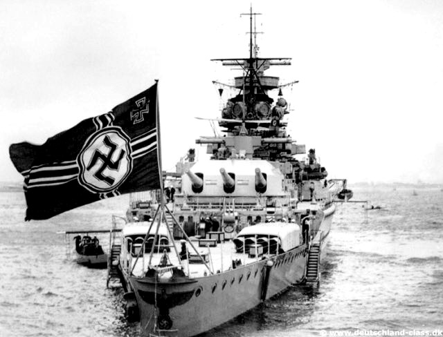 Acorazado de bolsillo Admiral Graf Spee protagonista de la Batalla del Río de la Plata