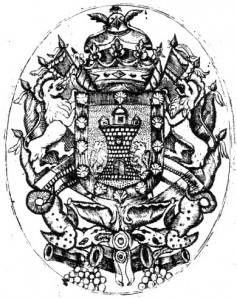 Escudo de Armas del Virrey Nicolás de Arredondo (Tomado de Alejandro Pomar en Página Web “Heráldica en la Argentina”)