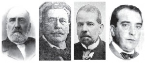 José Pedro José, Espalter Ramírez,  Francisco J. Ros y Alberto Demichelli