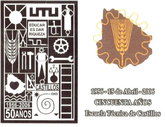 Tarjeta conmemorativa del 50ª aniversario. Diseño del autor